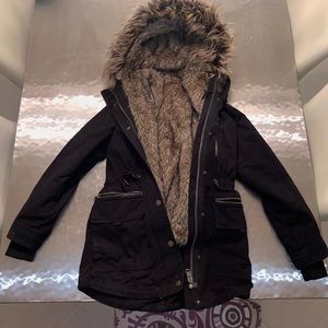 Black Fur Parka ❄️